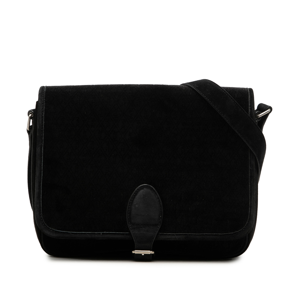 Pre-Loved Saint Laurent Medium Le Monogramme Velvet Crossbody